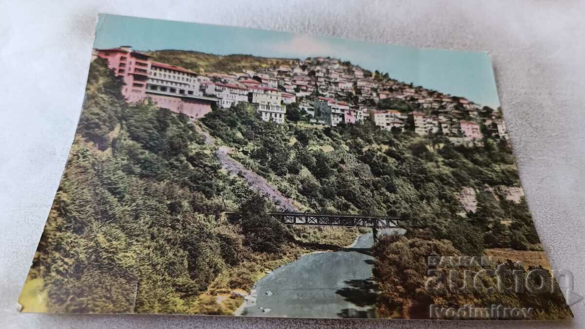Καρτ ποστάλ Veliko Tarnovo Γενική άποψη 1961