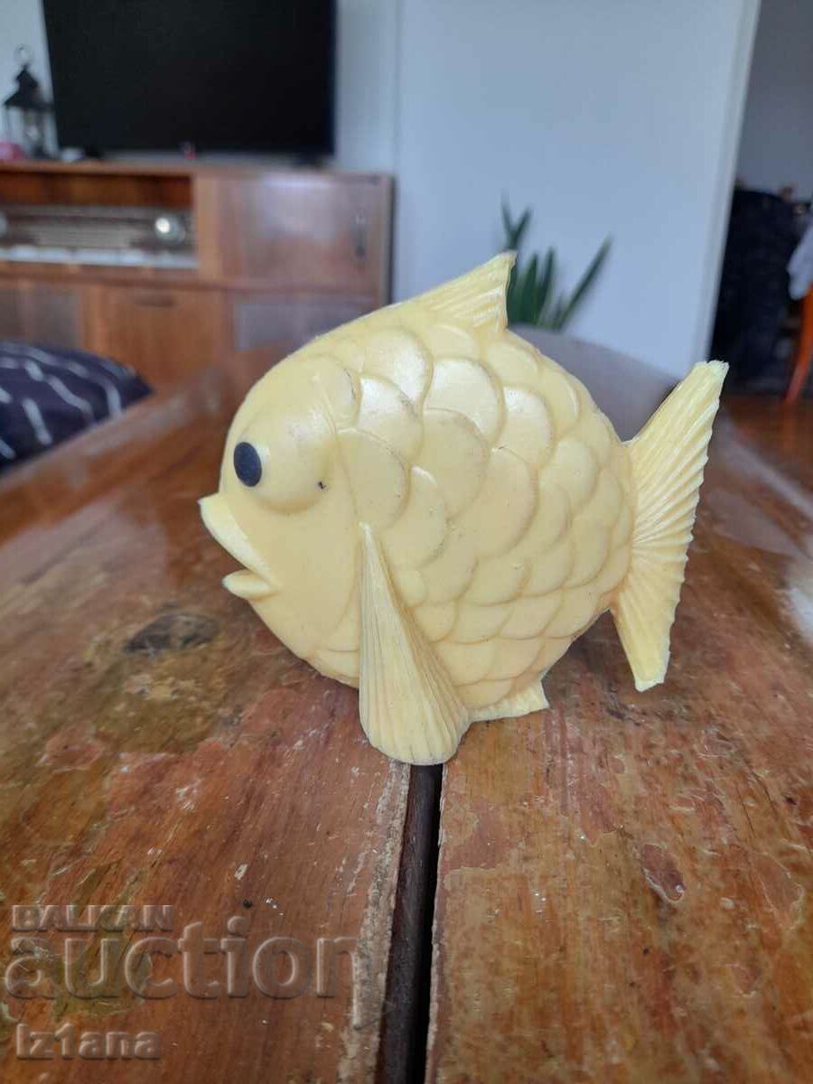 Old rubber toy fish