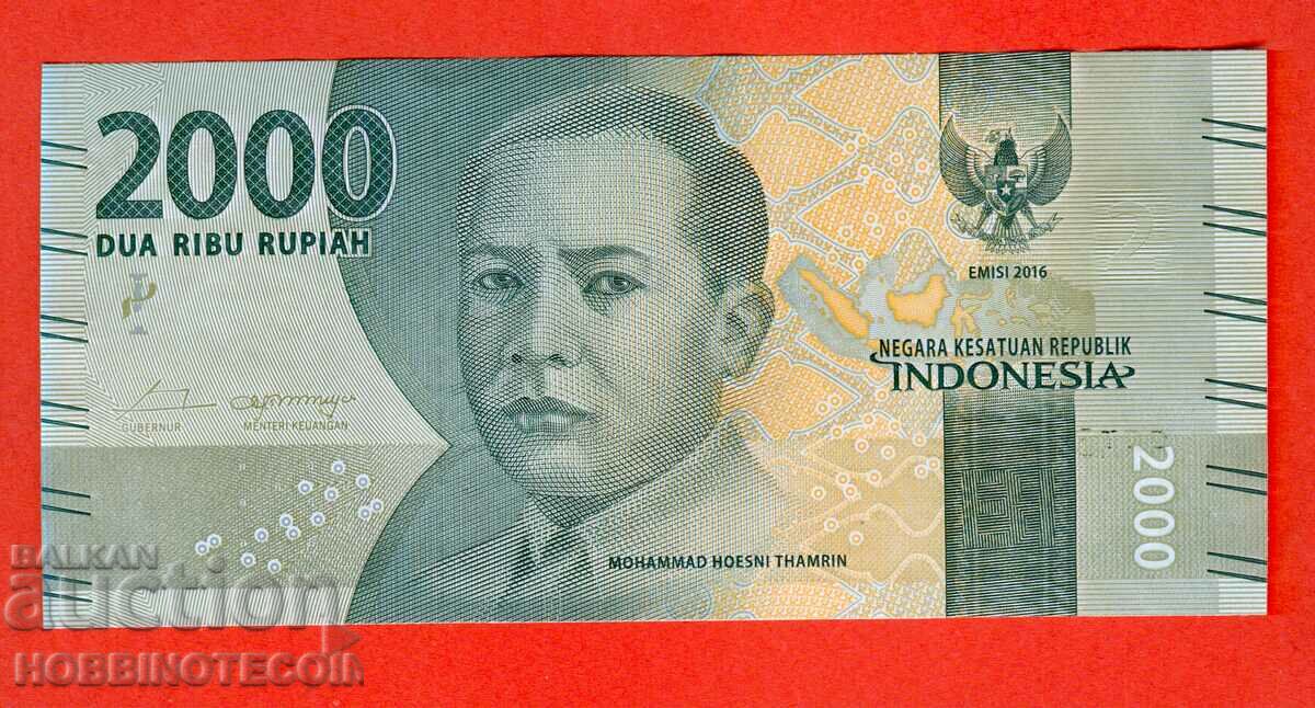 INDONESIA INDONESIA 2000 issue issue 2016 ( 2016 ) NEW UNC with price 3.49 BGN | € 1.78 INDONESIA INDONESIA 2000 issue issue 2016 ( 2016 ) NEW UNC with price 3.49 BGN | € 1.78