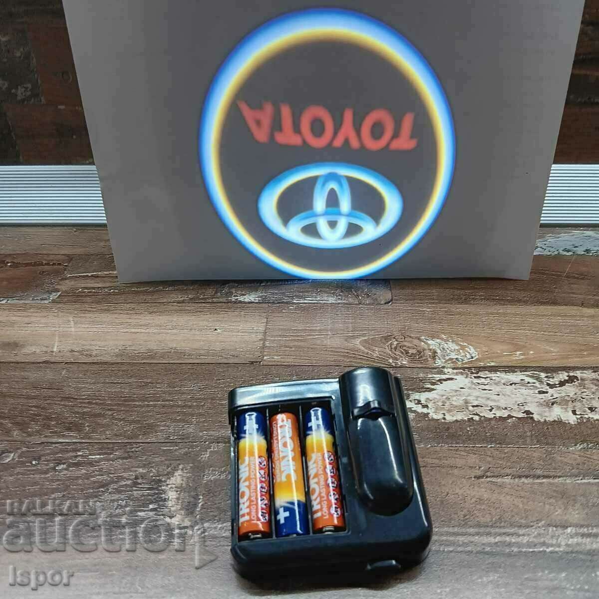 LOGO проектор вътрешен за TOYOTA врата 2бр - 6 LOGO проектор вътрешен за TOYOTA врата 2бр - 6