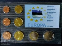 Естония 2011 - Евро Сет комплектна серия от 1 цент до 2 евро