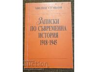 Notes on modern history 1918-45. - Milen Semkov