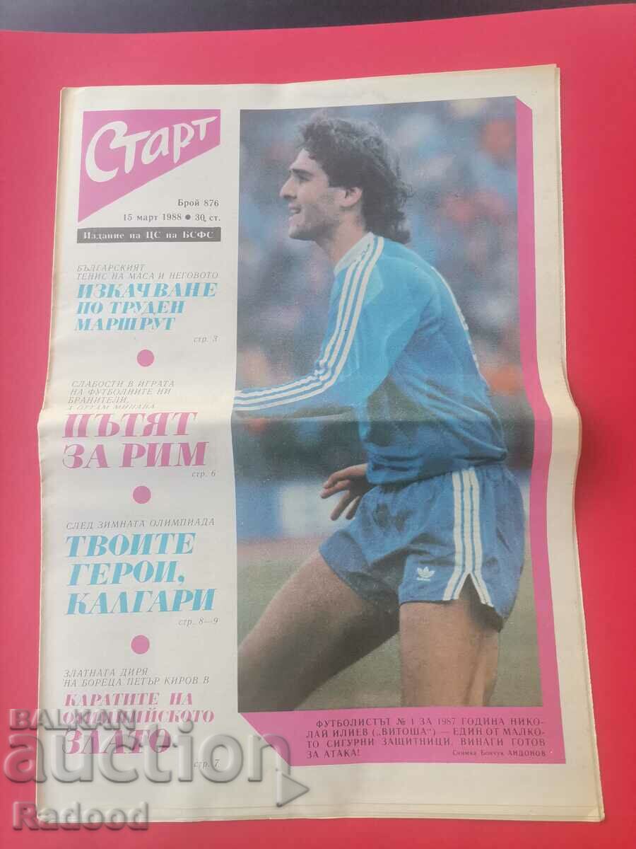 "Start" newspaper. Number 876/1988