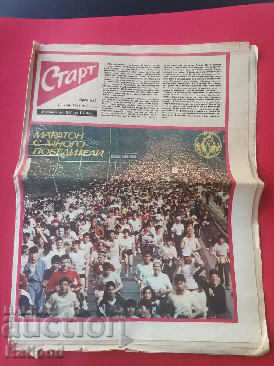 "Start" newspaper. Number 885/1988