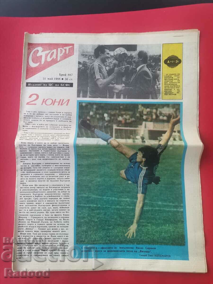 "Start" newspaper. Number 887/1988