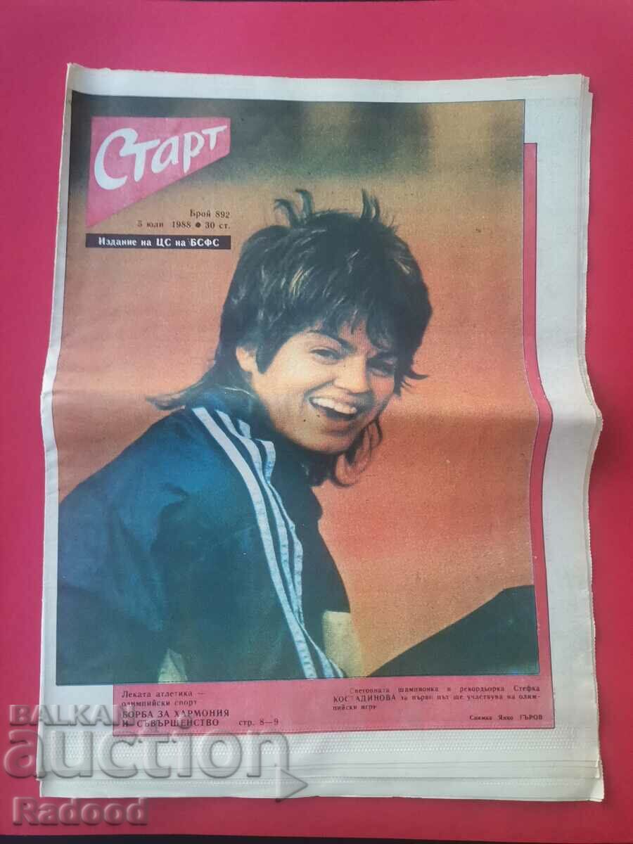 "Start" newspaper. Number 892/1988