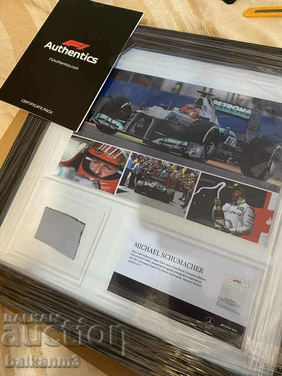 Part of Michael Schumacher's car (Formula 1) with price 700.00 BGN | € 357.90 Part of Michael Schumacher's car (Formula 1) with price 700.00 BGN | € 357.90