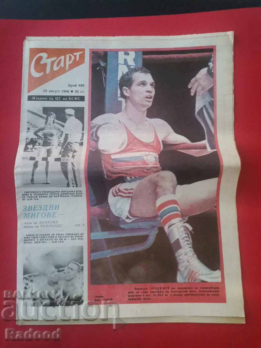 "Start" newspaper. Number 899/1988