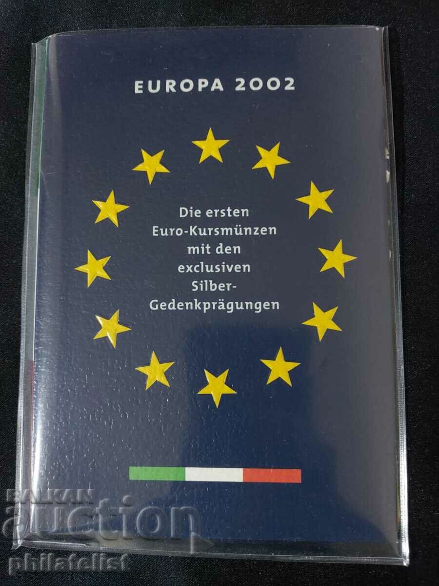 Italy 2002 - Euro set - complete series from 1 cent to 2 euros