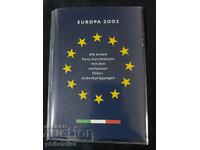 Италия 2002 - Евро сет -комплектна серия от 1 цент до 2 евро