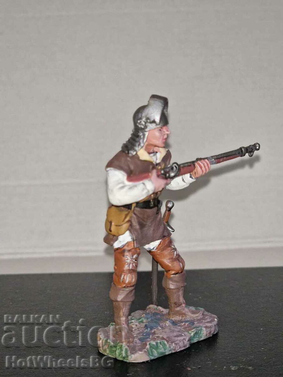 Auction Del Prado - Soldier + History Booklet / Lead Soldier Auction Del Prado - Soldier + History Booklet / Lead Soldier