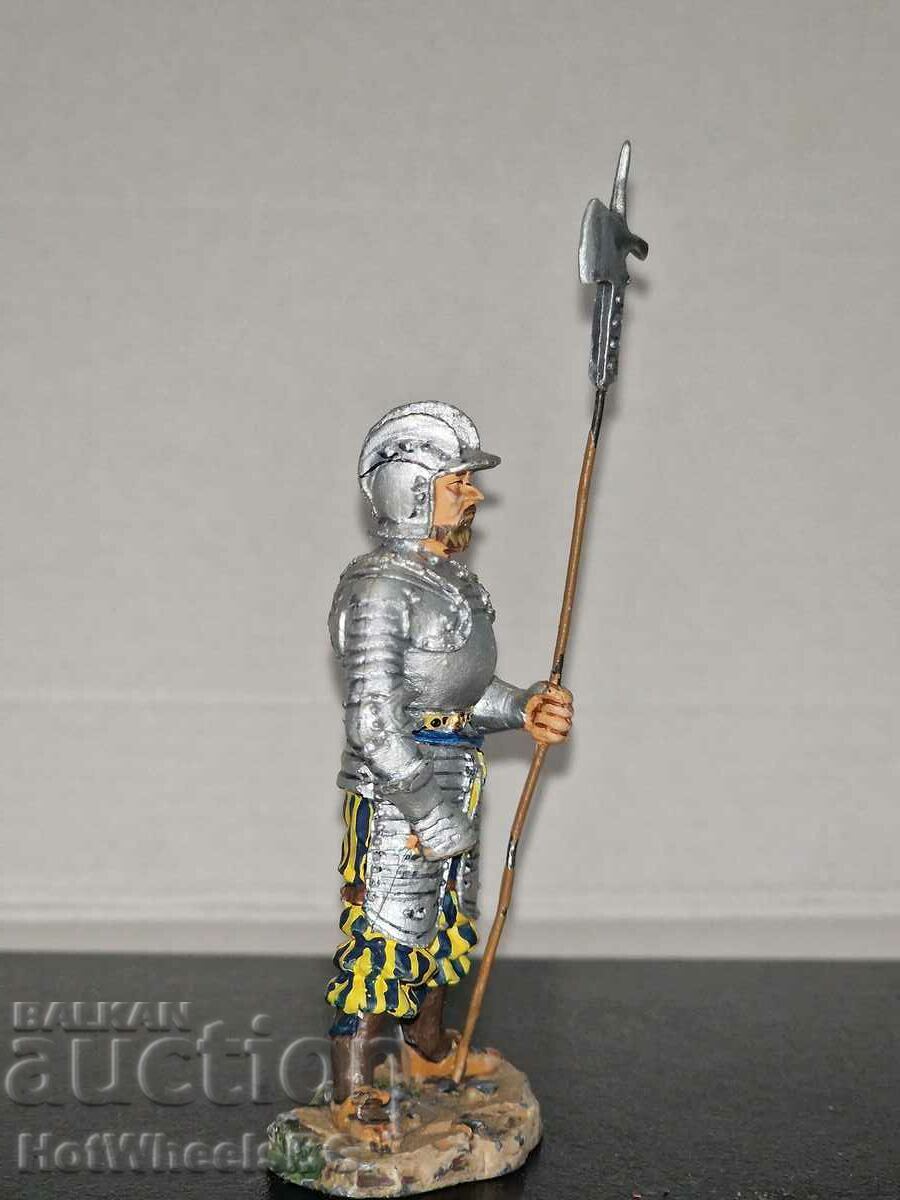 Auction Del Prado - Soldier + History Booklet / Lead Soldier Auction Del Prado - Soldier + History Booklet / Lead Soldier