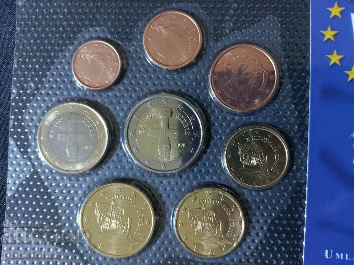 Cyprus 2008 - Euro Set - complete series from 1 cent to 2 euros with price 24.00 BGN | € 12.27 Cyprus 2008 - Euro Set - complete series from 1 cent to 2 euros with price 24.00 BGN | € 12.27