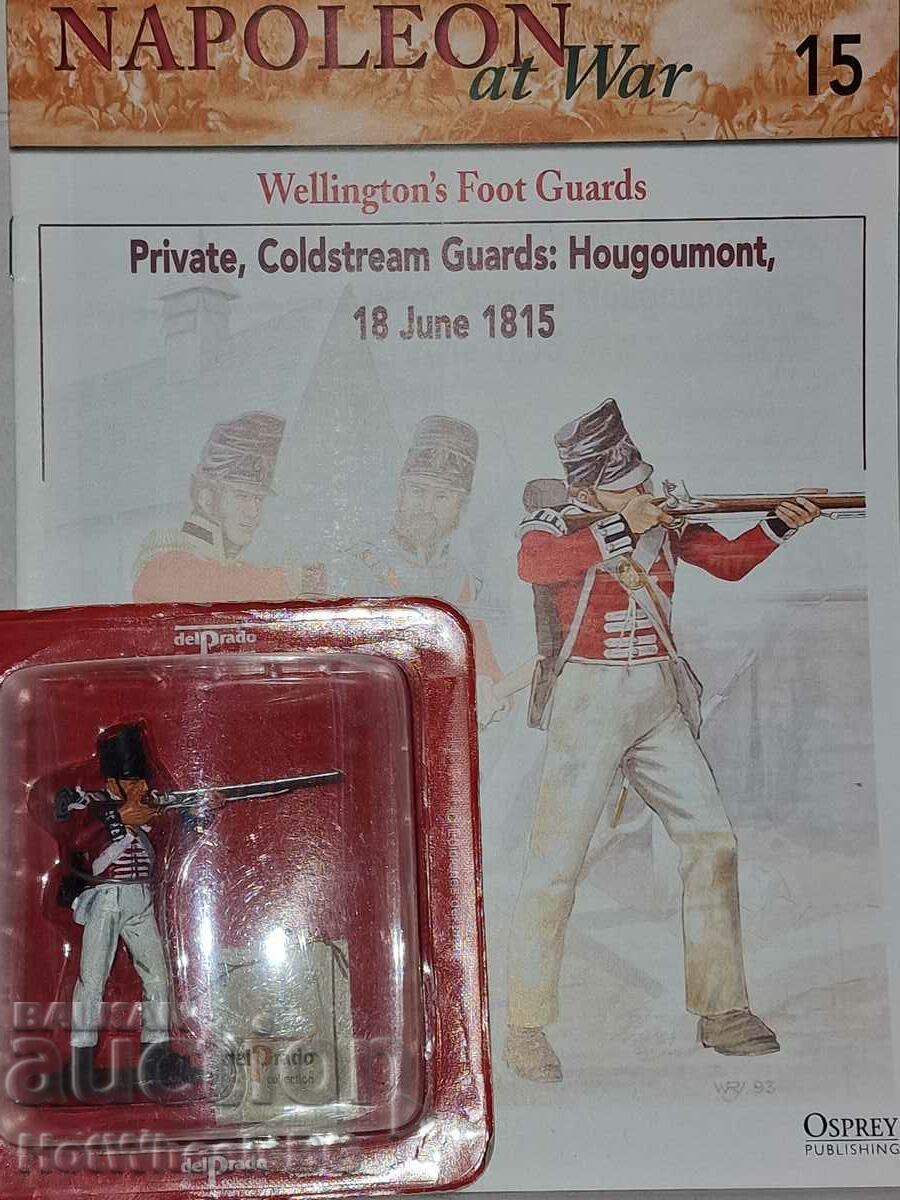 Del Prado-N⁰15 Soldat + Broșură cu istoria / Soldat de plumb