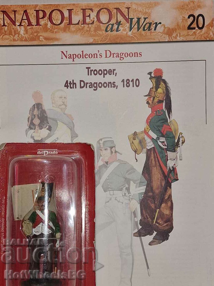 Del Prado - N⁰20 Soldier + Book with the Story / Lead Soldier Del Prado - N⁰20 Soldier + Book with the Story / Lead Soldier