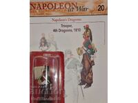 Del Prado-N⁰20 Soldat + Broșură cu istoria / Soldat de plumb