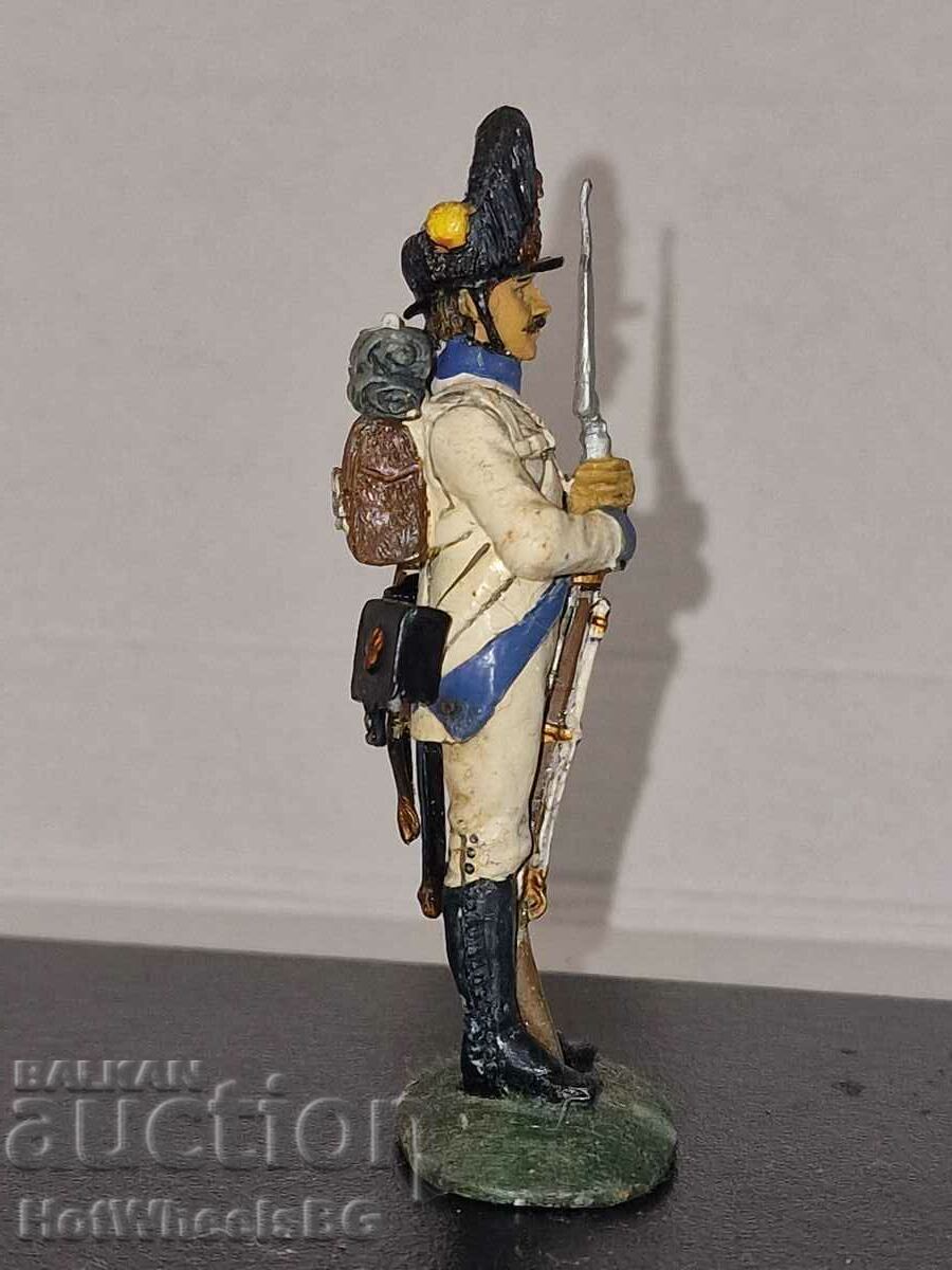 Licitație Del Prado-No48 Soldat + Broșură cu istoria / Soldat de plumb