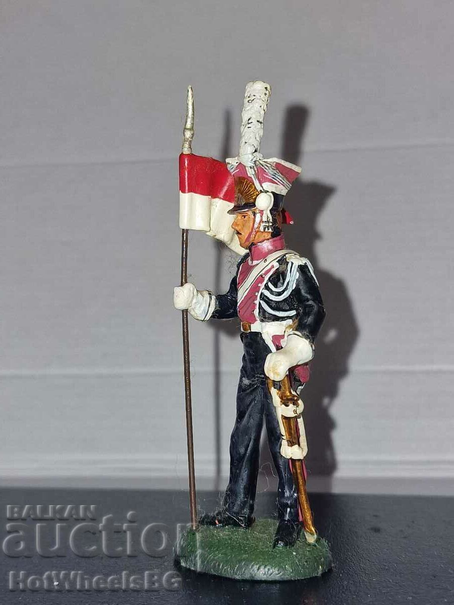 Auction Del Prado - Soldier N⁰ + Story Booklet / Lead Soldier Auction Del Prado - Soldier N⁰ + Story Booklet / Lead Soldier