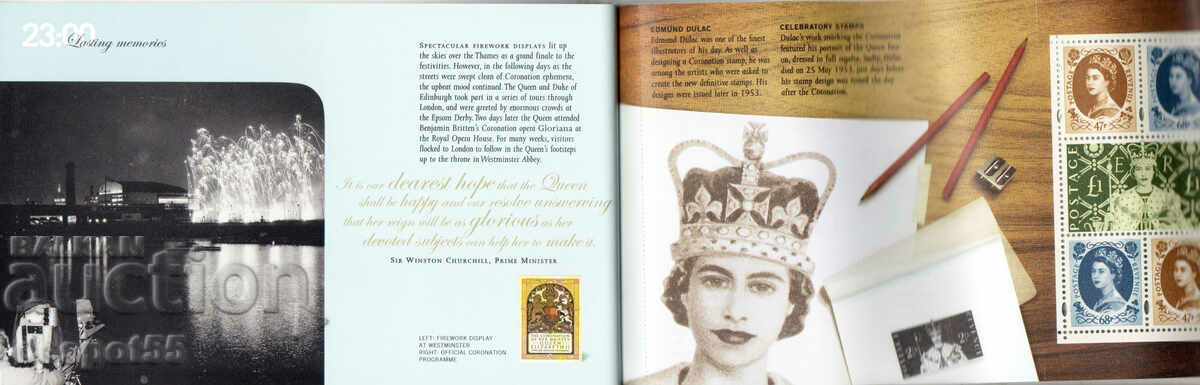 2003 Great Britain. 50th anniversary of the coronation. Carnet - 5 2003 Great Britain. 50th anniversary of the coronation. Carnet - 5