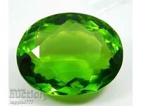 BZC!! 13.80 ct natural peridot oval facet from 1 st.!!