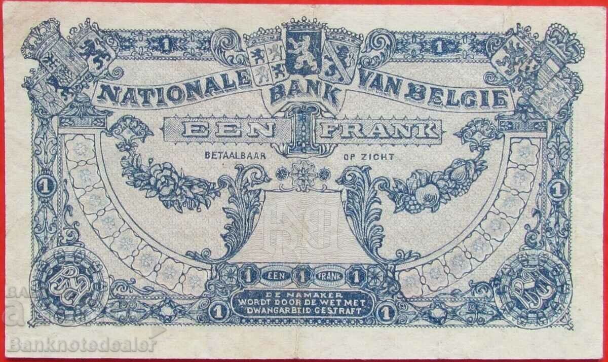 Belgium 1 Franc 1920 Pick 92 Ref 4526 with price 60.00 BGN | € 30.68 Belgium 1 Franc 1920 Pick 92 Ref 4526 with price 60.00 BGN | € 30.68