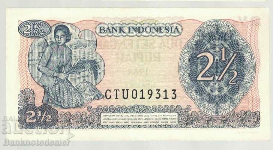 Indonesia 2 1/2 Rupiah 1968 Pick 103 Ref 9313 with price 8.00 BGN | € 4.09 Indonesia 2 1/2 Rupiah 1968 Pick 103 Ref 9313 with price 8.00 BGN | € 4.09