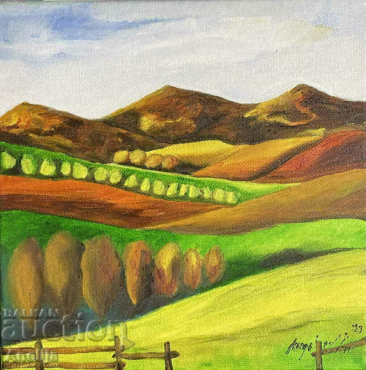 Rural landscape paintings from the village of Stolot