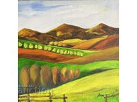 Rural landscape paintings from the village of Stolot