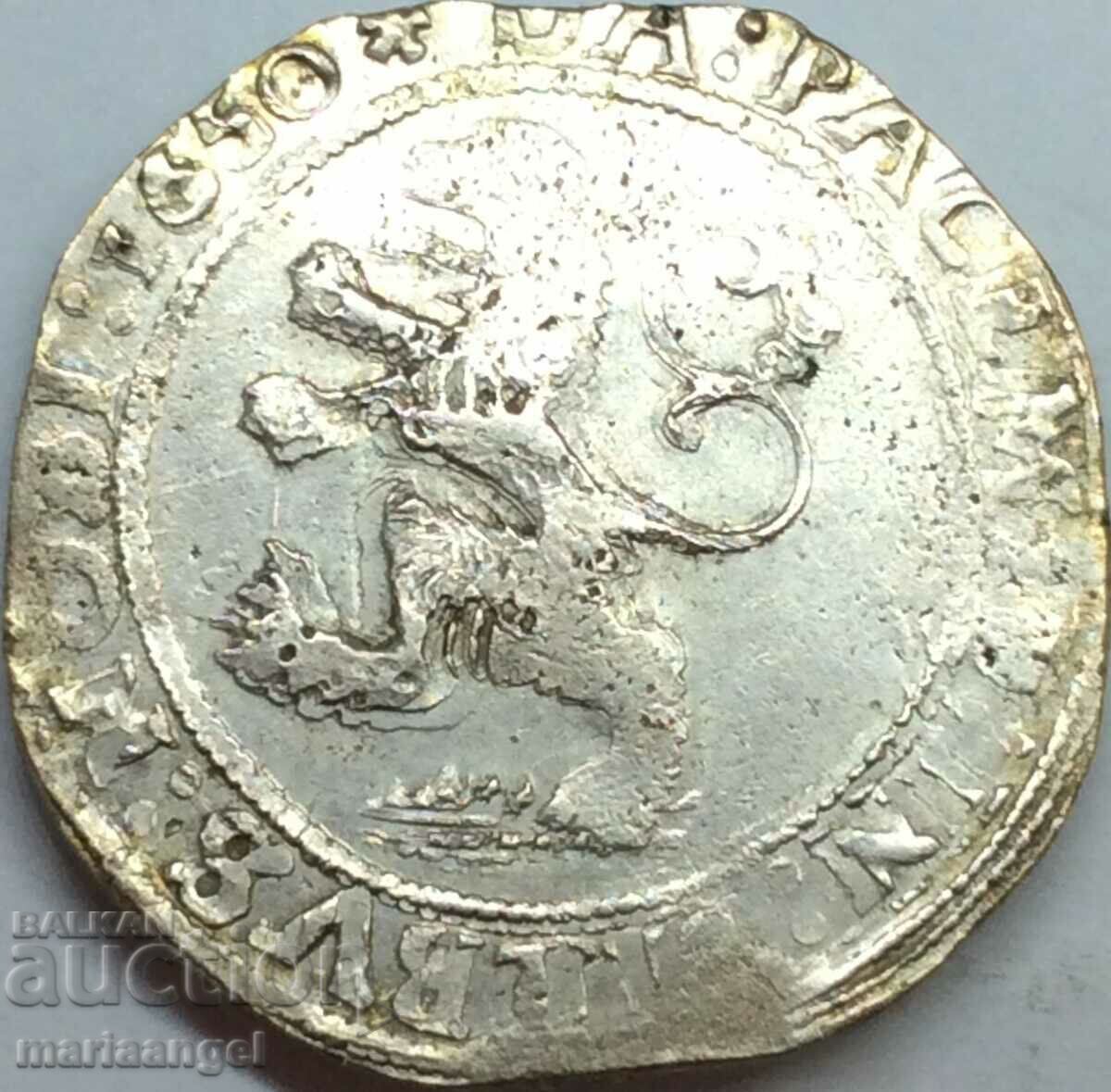 Țările de Jos 1 Lion thaler 1650 43mm 26.98g argint - RAR