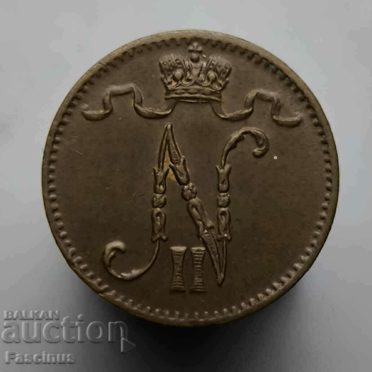 1 penny 1912 • Russia for Finland • 15 mm • 1.25 gr