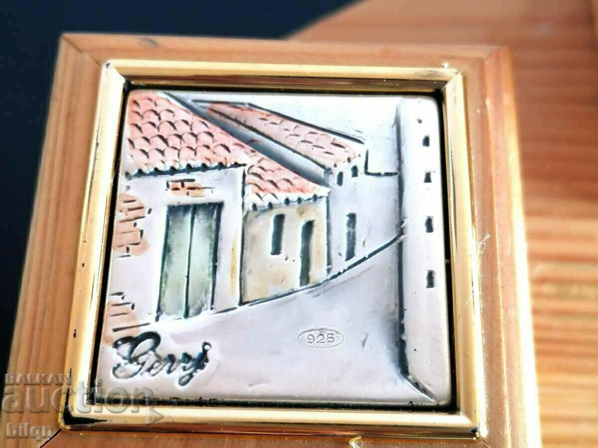 Delivery of Desk Accessory With Silver Decoration 0.925 Delivery of Desk Accessory With Silver Decoration 0.925