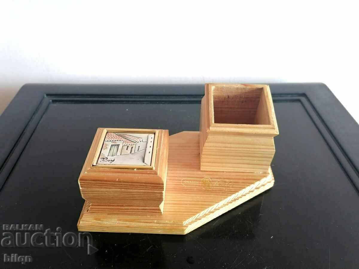 Desk Accessory With Silver Decoration 0.925 Desk Accessory With Silver Decoration 0.925