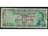 Fiji 50 cent 1971 QEII Pick 64 Ref A/1 385647