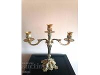 Great Old Silver Plated Candlestick