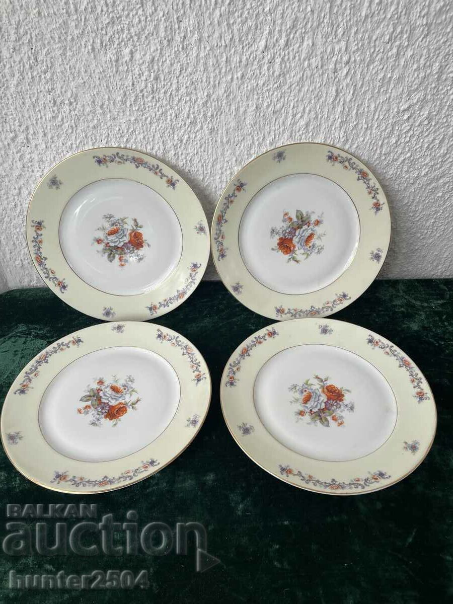 Farfurii-4 buc., Boemia, 25 cm