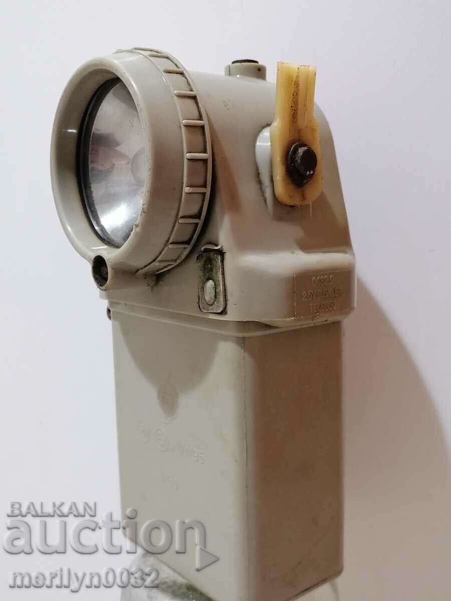 Mining lamp with GDR DDR battery with price 69.00 BGN | € 35.28 Mining lamp with GDR DDR battery with price 69.00 BGN | € 35.28