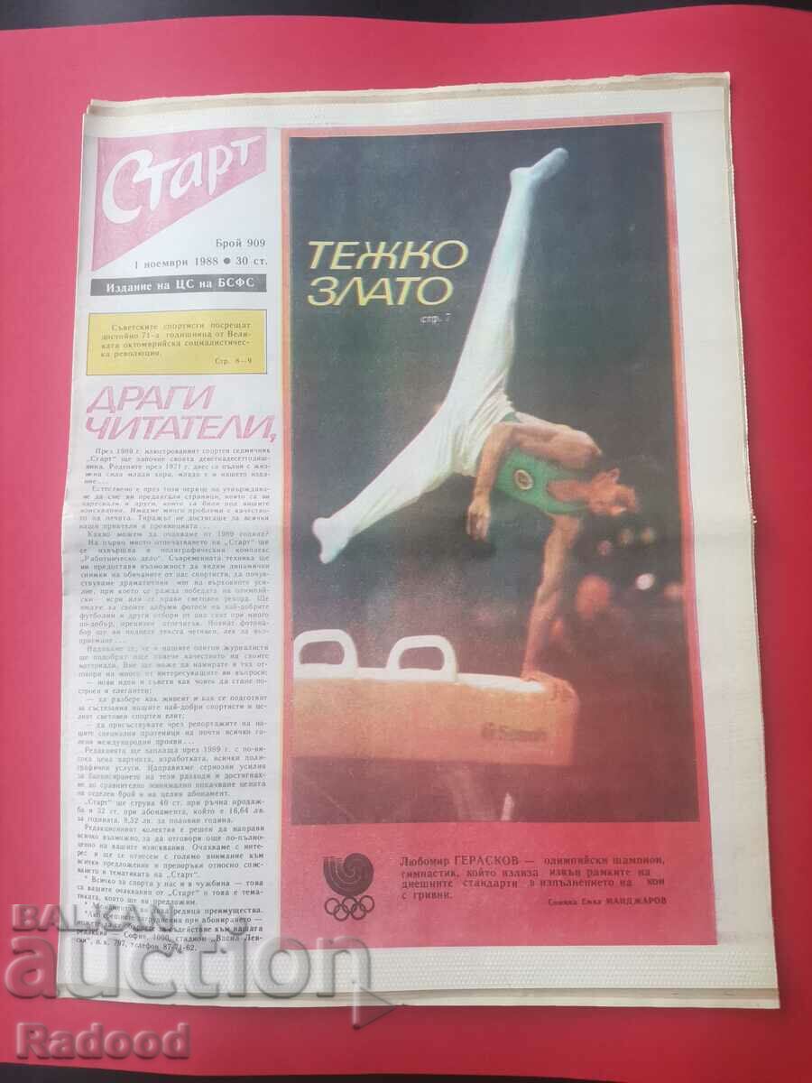 "Start" newspaper. Number 909/1988