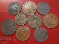 Coins 1951, 1954, 1 lev 1960