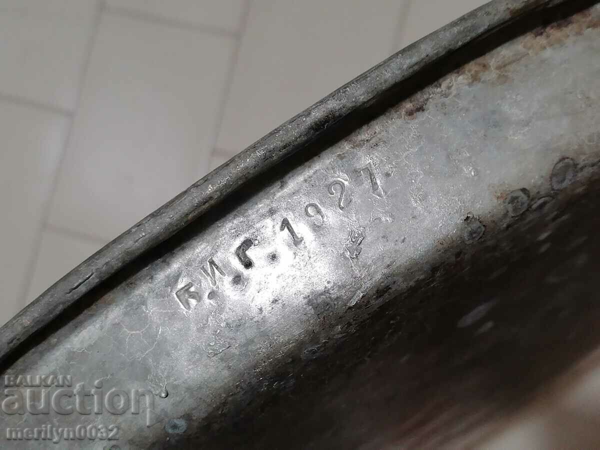 Tinned tray 1927 casserole, copper, tray, copper vessel - 5 Tinned tray 1927 casserole, copper, tray, copper vessel - 5