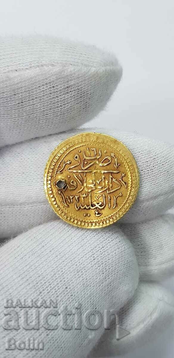 Χρυσό τουρκικό, οθωμανικό νόμισμα υψηλού καρατίου
