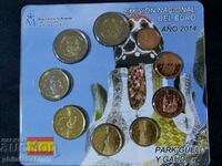 Spain 2014 bank euro set from 1 cent to 2 euros BU, 9 mon
