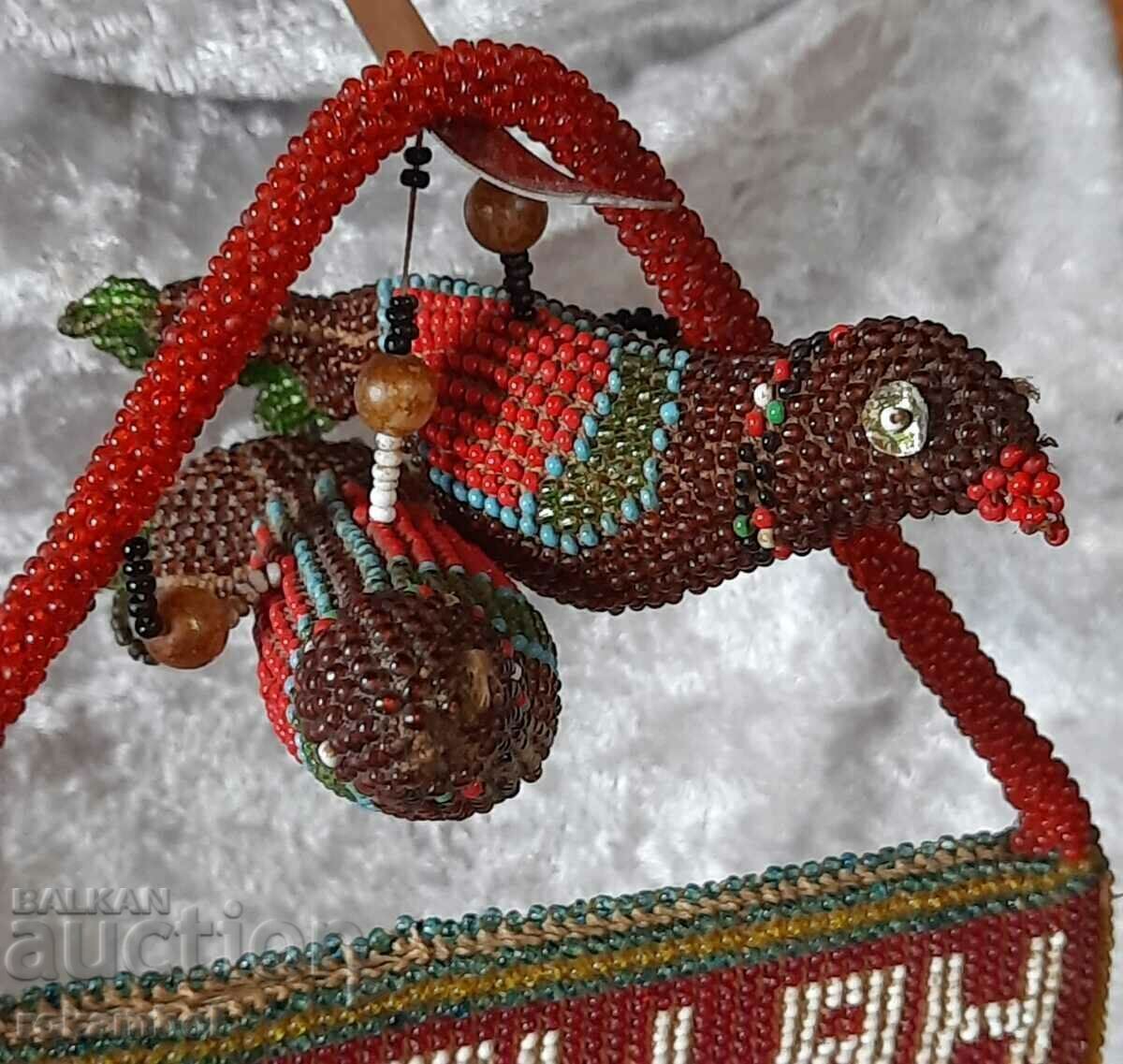 Παράδοση Αρχαίο κολιέ με χάντρες 19ου αιώνα