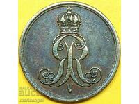 1 pfennig 1860 Γερμανία Ανόβερο