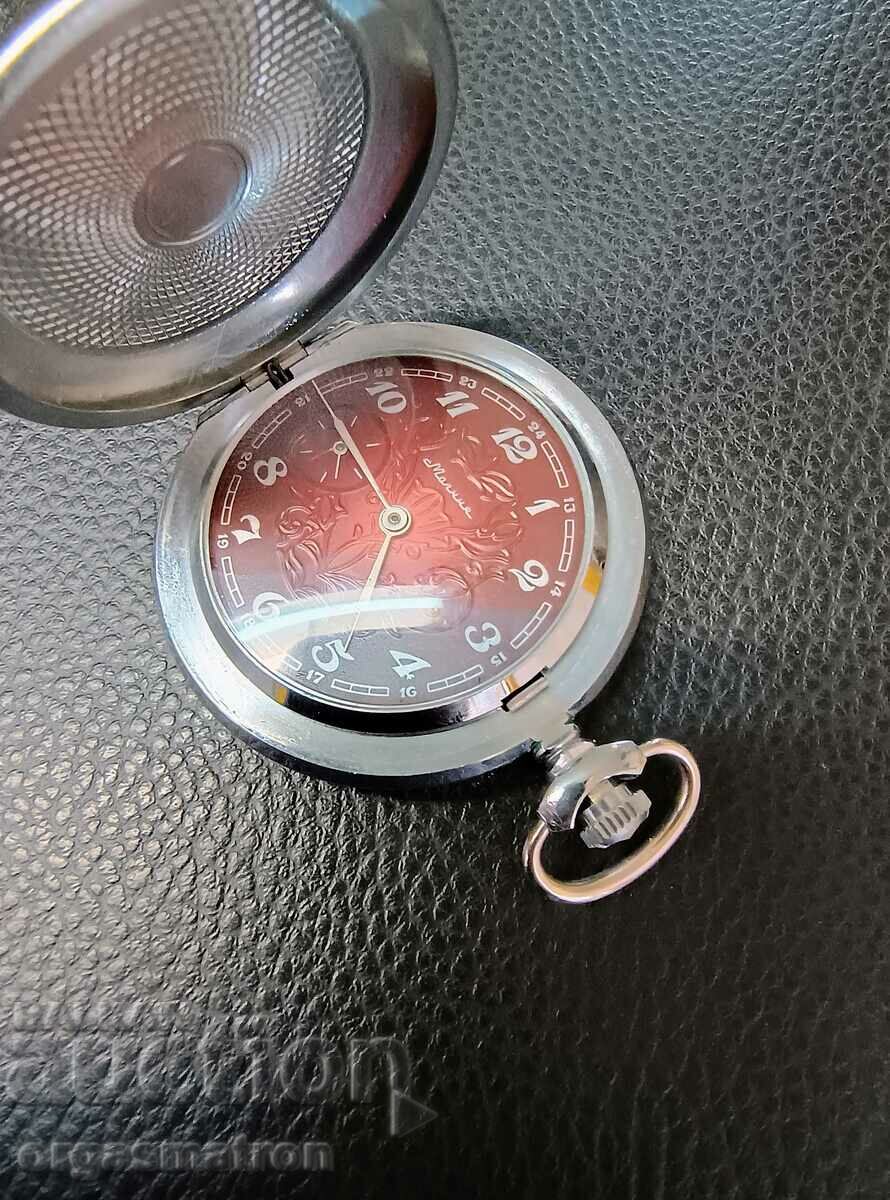 Perfect Pocket Watch Zipper with cover Made in the USSR - 7