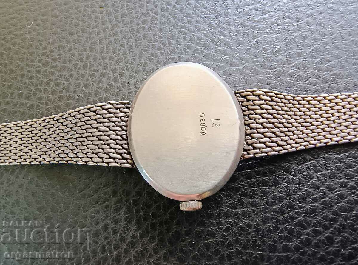 Silver Ladies Mechanical Watch Working - 5 Silver Ladies Mechanical Watch Working - 5