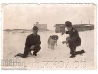 SMALL OLD PHOTO BALCHIK THE MILL MILITARY DOG G842