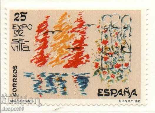 1992. Spania. Concurs de design de brand pentru tineret.