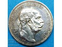 2 корона 1912 Унгария Ангели Патина сребро