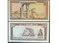 Lebanon Liban 10 Livres 1986 Pick 63f no1