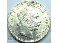 Αυστρία 1 Florin 1875 UNC Patina Silver